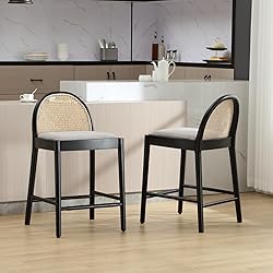 HEAH-YO Modern Counter Stools Set of 4, 26 Inches