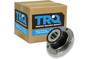 TRQ Rear Wheel Bearing & Hub Assembly with ABS Sensor Compatible with 2015-2018 Audi Q3 2008-2009 TT 2012-2019 Volkswagen Beetle 2009-2017 CC 2007-2016 Eos 2010-2015 Golf 2010-2014 GTI 2005-2018 Jett
