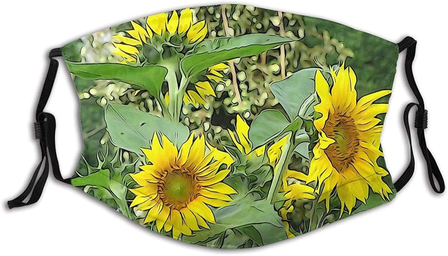Face Mask for Women Sun Flowers SunflowerFace Mask