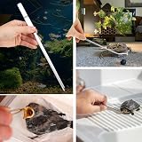 Fizzix 2 Pcs Extra Long Reptile Feeding Tongs 10.6in Straight Curved Tweezers view 5