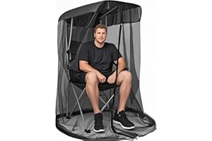 Portable Mosquito Net for Camping Chair,82 * 89 * 160CM Outdoor Canopy Umbrella Mosquito Net Sey with Zipper Opening Mesh Net