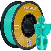 Kingroon PLA Plus（PLA+） 3D Printer Filament, Dimensional Accuracy +/- 0.03 mm, 1 kg Spool(2.2lbs), 1.75 mm, Green