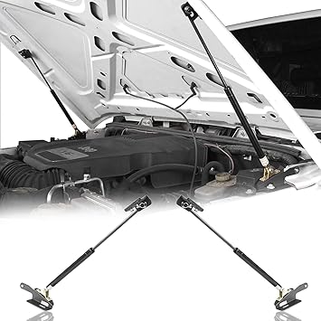 Amazon Com Hooke Road Wrangler Front Hood Lift Support Kit For 2011 2018 Jeep Wrangler Jk Unlimited Pair Automotive