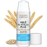 Male Re-Vitalize PLUS Oats - Penile Health Cream - Value Size 5floz/150ml | Moisturizer Penile Lotion - Relieve, Restore and Support Skin - Large Value Size - Paraben Free - Mixed &amp; Filled in USA