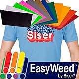 SISER EasyWeed Heat Transfer Vinyl, 12 x 15" - 3 color BUNDLE