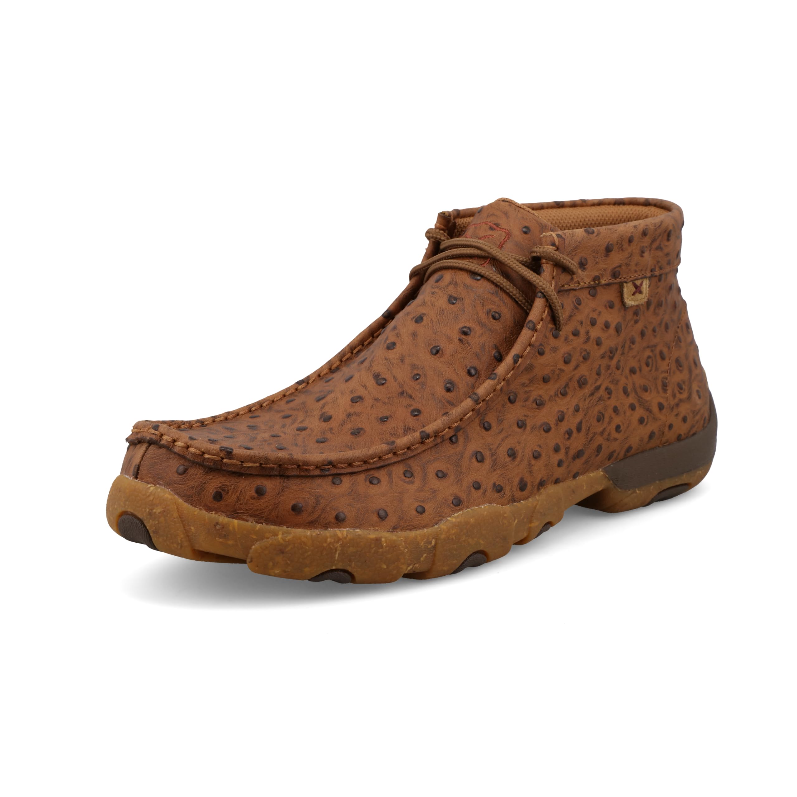 Twisted X Men's Chukka Driving Moc, Moc Toe, Cognac, 7.5 W Image