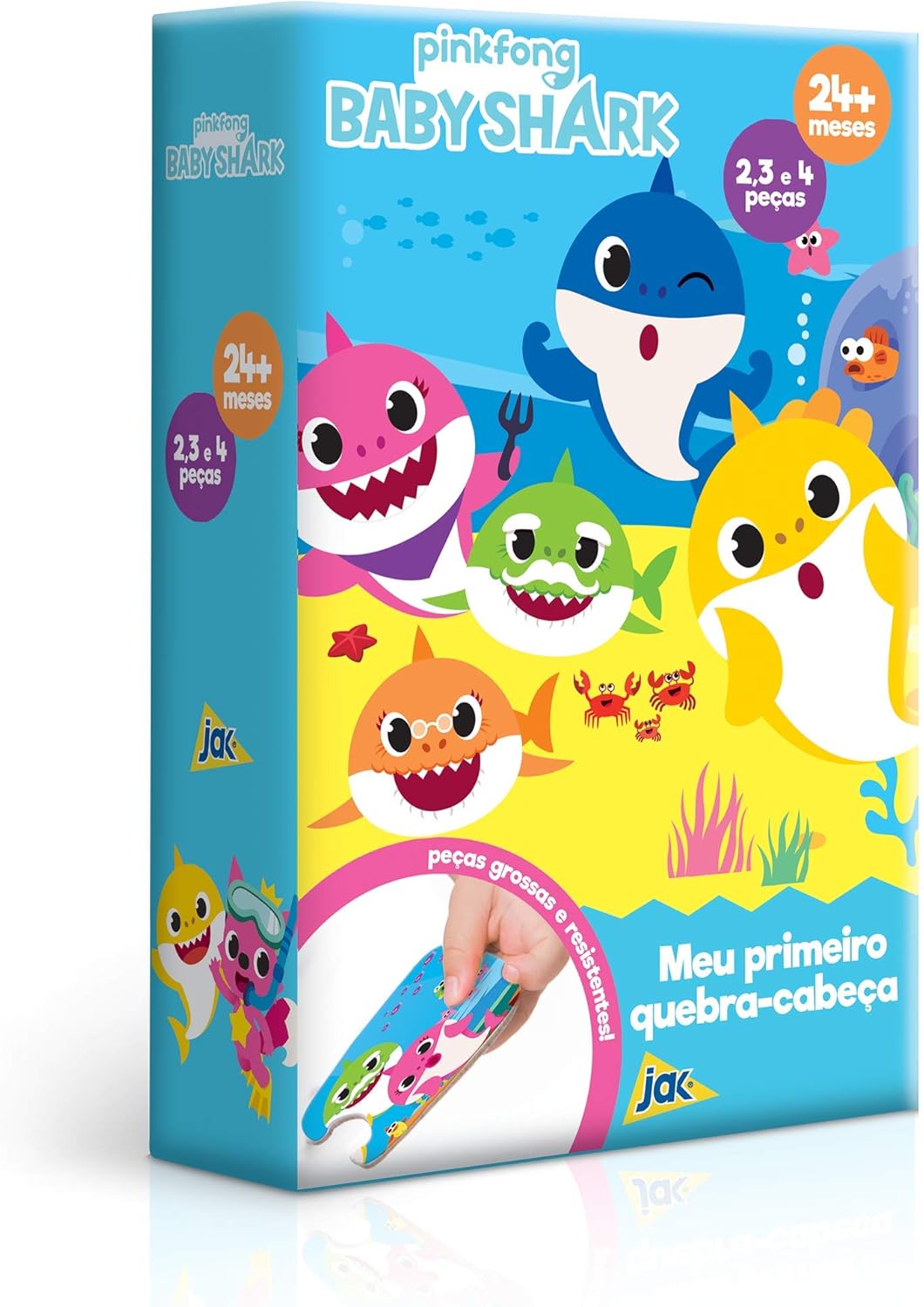 Baby Shark - Meu Primeiro Qç, Toyster Brinquedos, Colorido | Amazon.com.br