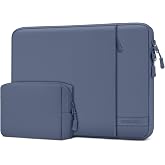 MOSISO Laptop Case Compatible with MacBook Neo 13 inch/Air 13.3 13.6/Pro 13 | 360 Protective Water Resistant Laptop Sleeve Carrying Case Computer Bag Cover with Vertical Pocket&amp;Small Case, Indigo