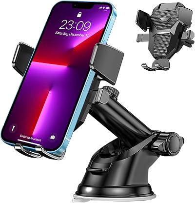 Bnimtm 4in1 Car Phone Mount Cradle Super Stable Universal 4.7-6.7 inch