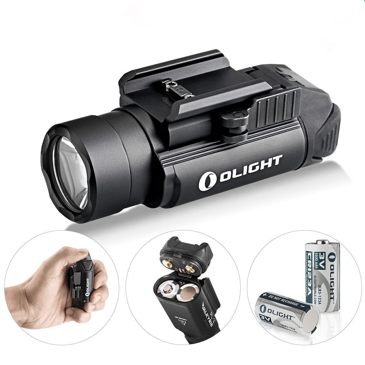 Olight® PL2 (PL2) Valkyrie 1200 lumens LED Pistol light Weapon Torch