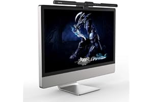 Novtech Computer Monitor Light, Monitor Lamp Screen Light Bar for Eye Caring - e-Reading LED Task Lamp with Auto-Dimming and 