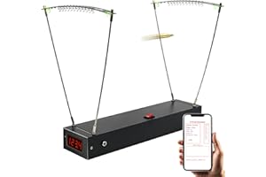 RQG Upgrade WiFi Chronograph, Precision Ballistic Chronograph for Rifle Shooting, Hunting Slingshot, Airsoft, Archery Bow, Paintball Acceleration Velocity Speed Chronograph, MPS/FPS & Joules Readings