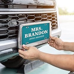 Sigo Signs Custom License Plate for Front of