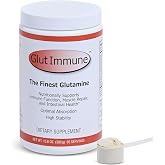 Glut Immune L-Glutamine Powder, Dairy-Free, Gut &amp; Immune Support, 300g | Delivers 10x more glutamine to the bloodstream than L-glutamine | dairy-free, supports gut, immune &amp; brain health