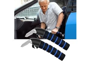Vexellence Car Handle Assist for Elderly Car Door Handle, Mobility Car Assist Transfer Support Handle, Multifunction Automotive Grab Handles, Aids for Disabled and Elderly（2Pack, Blue）