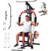 Home Gym Machine 300LBS Leg Press, Full Body Strength Training Equipment | Home Gym Machine, Multifunctional Leg Press, 300LBS Full Body Strength Training, Fits 1" &amp; 2" Weight Plates (Not Included)
