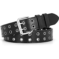 MINE DENIM Leather Western Belt （BLK） BISON DENIM Western Genuine Leather Belts for Men without