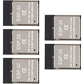 5PCS ESP-32D ESP32 Bluetooth and WiFi Low Power Module integrates ESP32-D0WD Generic Wi-Fi+BT+BLE MCU Modules for Voice Encoding Music Streaming and MP3 Decoding