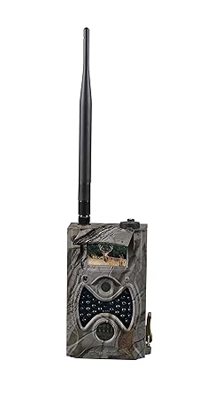 Bresser HD Wildkamera 12 MP mit SSL-E-Mail/MMS Versand, SD-Karte, Bewegungssensor und schwarzem Infrarotblitz für Foto- und V