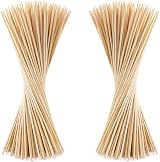 G4GADGET 300 Bamboo Skewers 26cm for BBQ Cocktail Shish Kabobs view 1