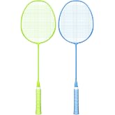 AboveGenius Lightweight Badminton Set, Badminton Rackets Set of 2 | Two-player badminton set for backyard games, outdoor play and beginner practice