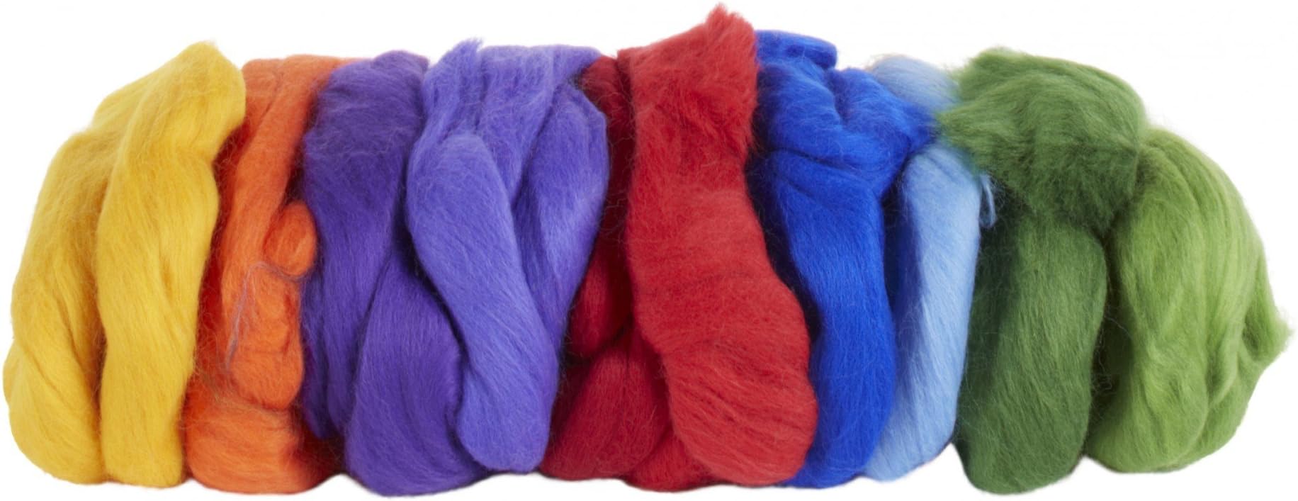 Wichtelwerkstatt Andrea Rath Merino wool 200 g. 10 rainbow colours