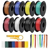 18 AWG Stranded Wire Spool, 16.5ft Each in 8 Colors