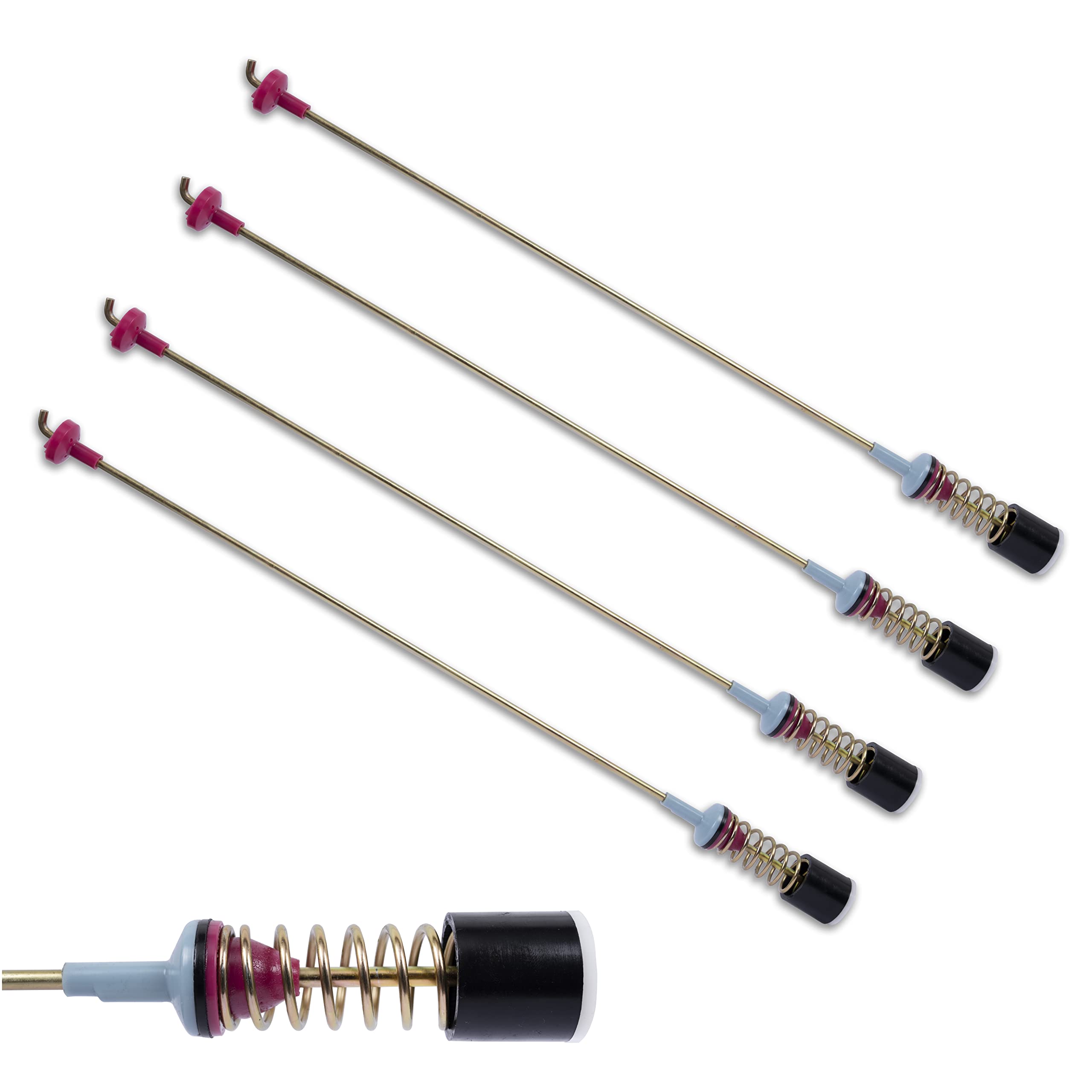 Photo 1 of 4PC Washer Suspension Rod Damper Replaces For Samsung WA400PJHDWR/AA WA45H7000AW/A2 WA40J3000AW/A2 WA40J3000AW/AA WA45T3400AP WA422PRHDWR/AA WA456DRHDWR/AA WA45H7000AP/A2 WA45H7000AW/AA WA45H7200AW/A2