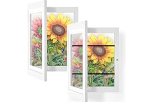 Orionstar Kids Art Frames, Artwork Picture Frames Changeable, Front Opening Picture Display Frames Holds 11X8.5 100 A4 Pcs, A