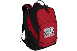 Broad Bay Alabama Backpack University of Alabama Crimson Tide Laptop Computer Bags (Crimson - Elephant Logo)