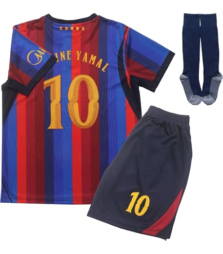 Amazon.com: SWEET BEES Erling #9 Kids Soccer Jersey Kit with