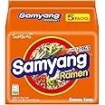 Samyang Ramen Korean Noodle Soup, 4.23 oz (Pack of 5)