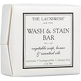 The Laundress - Wash & Stain Bar, Vegetable Soap, Borax & Essential Oils, Laundry Soap Bar and Stain Remover, Travel and Wash