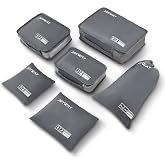 Joyway 6 Set Packing Cubes for Travel, Lightweight Luggage Organizer Bags for Suitcases, Travel Essentials Clothes Storage Bags for Carry On, Backpack, Vacation and Business Trips
