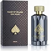 Jo Milano Game of Spades High Roller Parfum Spray | 3.4 oz (100ml) | Warm, Soft, Citrus, Oud, Patchouli Scent | Long Lasting Fragrance for Men and Women (Unisex)