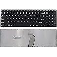 SUNMALL Keyboard Replacement with Frame Compatible with Lenovo Ideapad G580 G580A G585 G585A V580 V585 Z580 Z580A Z585 Z585A N580 N581 N585 N586 Series Laptop Black US Layout