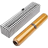 ChicWrap Houndstooth Plastic Wrap Dispenser with 12" x 250' Roll of Professional Plastic Wrap - Reusable Dispenser with Slide