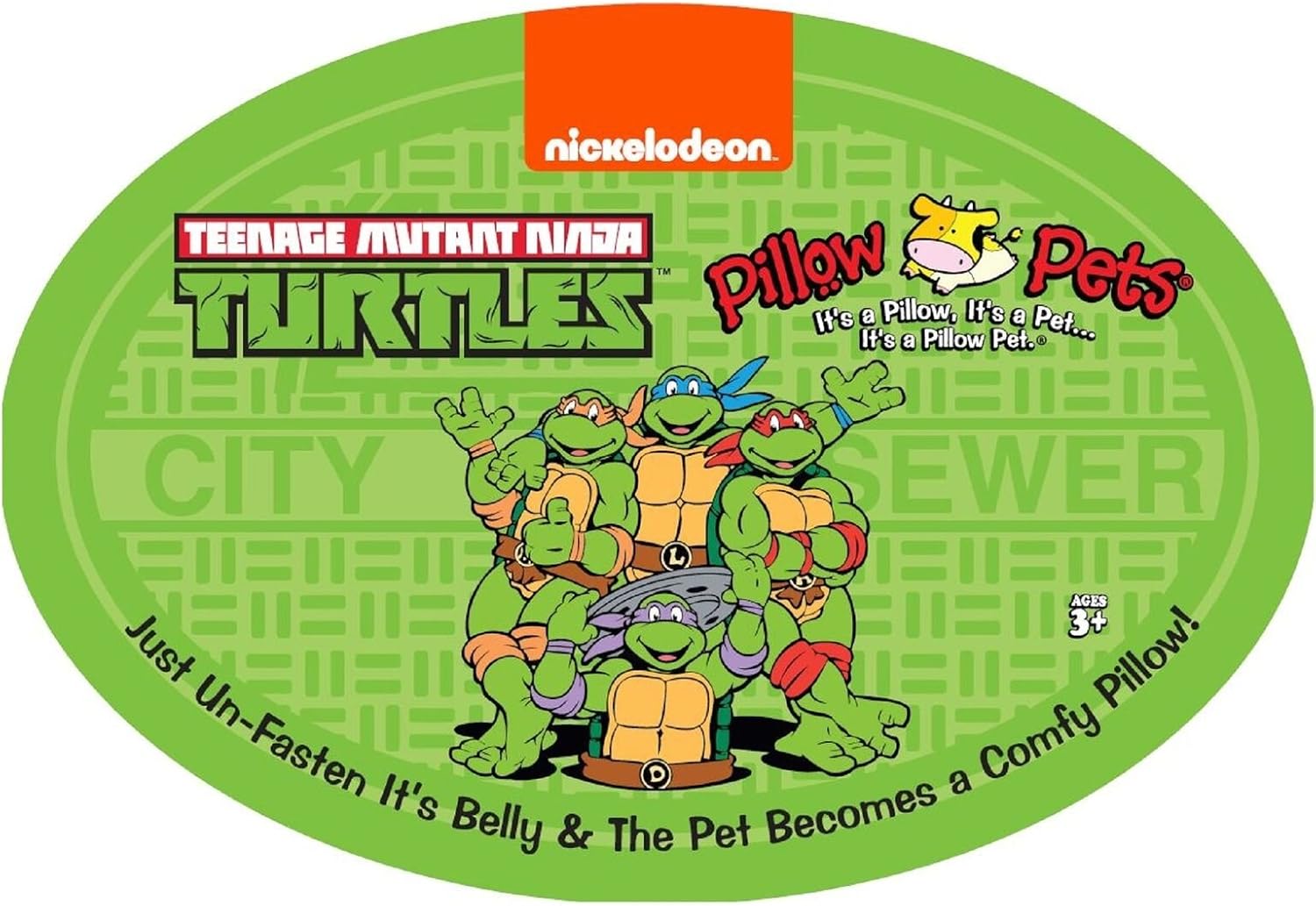 Amazon Com Pillow Pets Nickelodeon Teenage Mutant Ninja Turtles