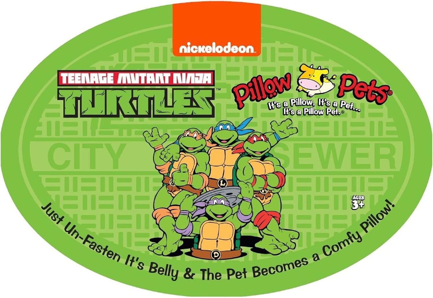 Amazon.com: Pillow Pets Raphael Nickelodeon TMNT - Almohada ...