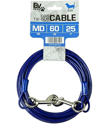 Dog Lead For Yard Four Paws 50-ft Tie-Out Cable At Dog Cable