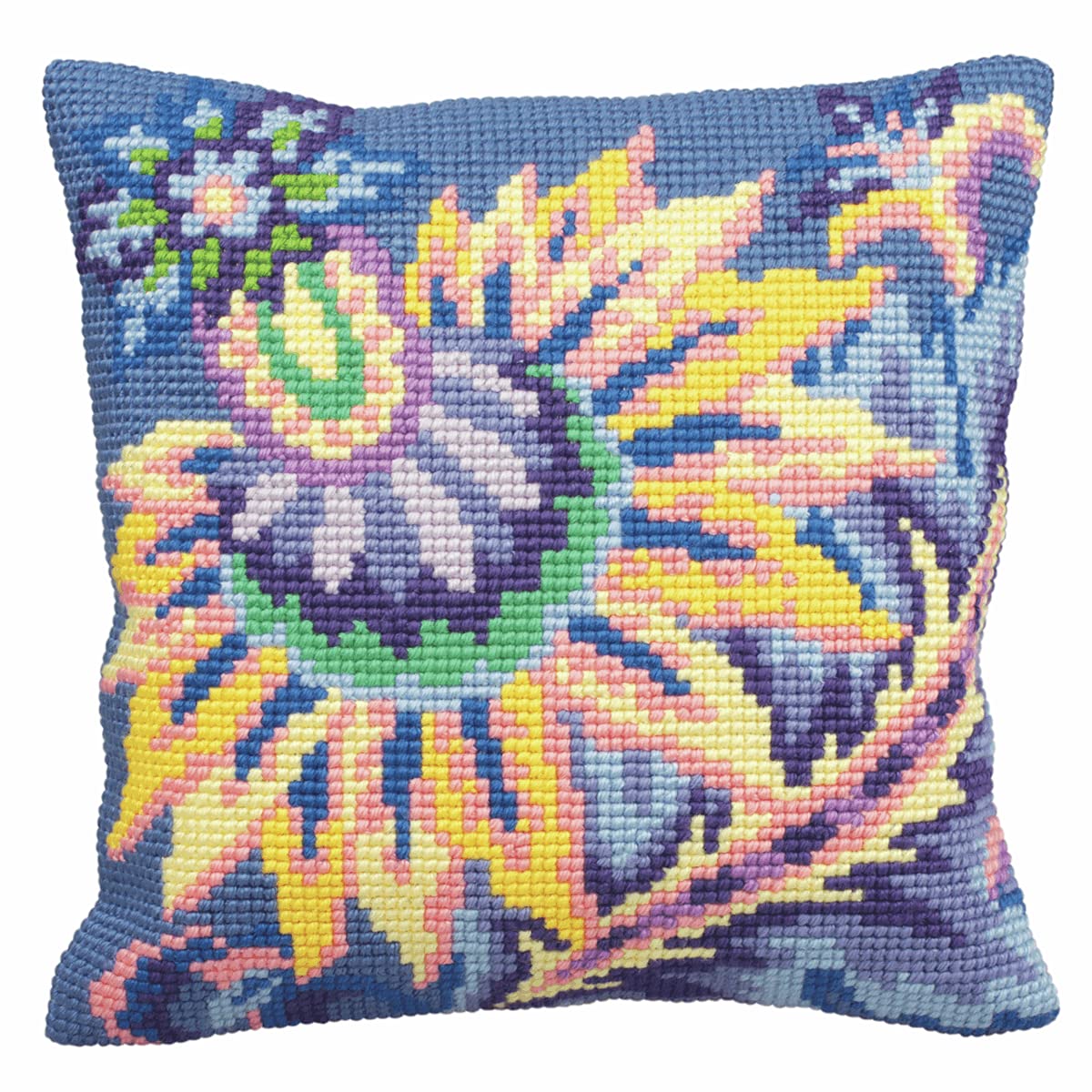 Collection d'Art Cross Stitch Cushion: Joy