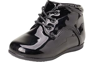 Josmo Baby Boys' Dress Shoes - Casual Leatherette Derby Walking Shoes (Infant/Toddler)