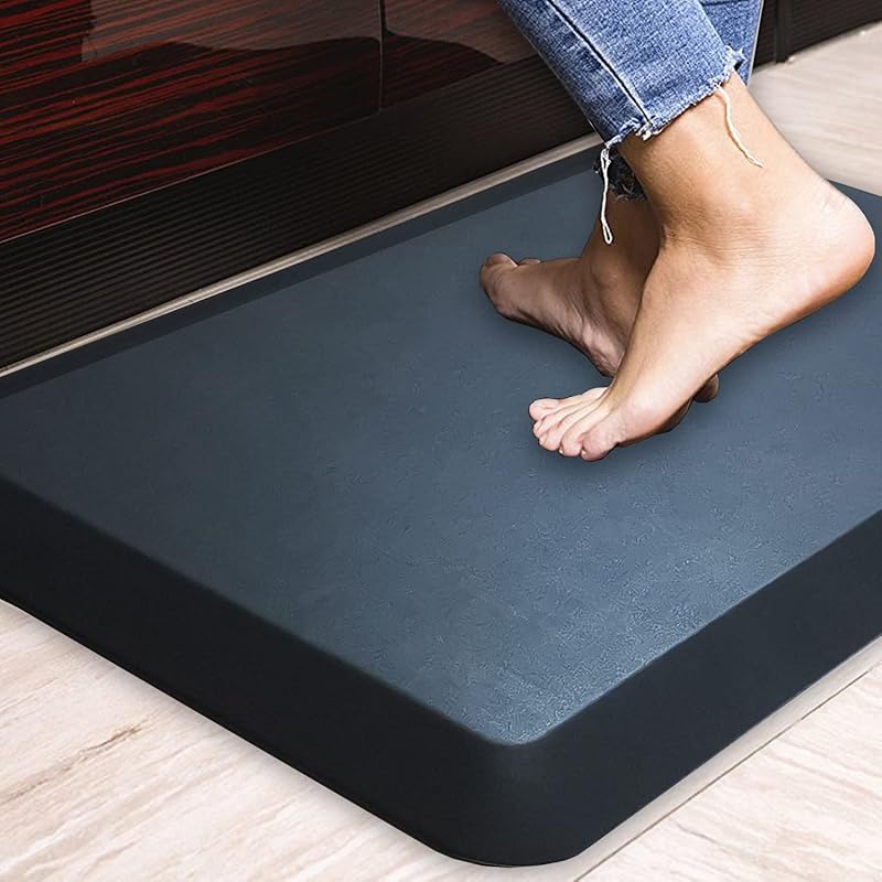 HEALEG 25mm Extra Thick Anti Fatigue Floor Mat 50x75cm PU Foam