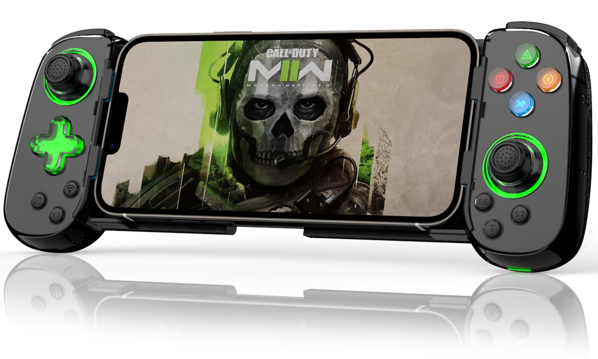 Joso Mobile Game Controller for iPhone/Android/PC/Switch/PS4/PS3, Wireless Gamepad Joystick with Turbo/6-Axis Gyro/Vibration, Play Call of Duty, Roblox, Genshin Impact, Cloud Gaming, Remote Play