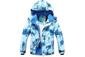 PHIBEE Big Boy's Waterproof Breathable Snowboard Ski Jacket