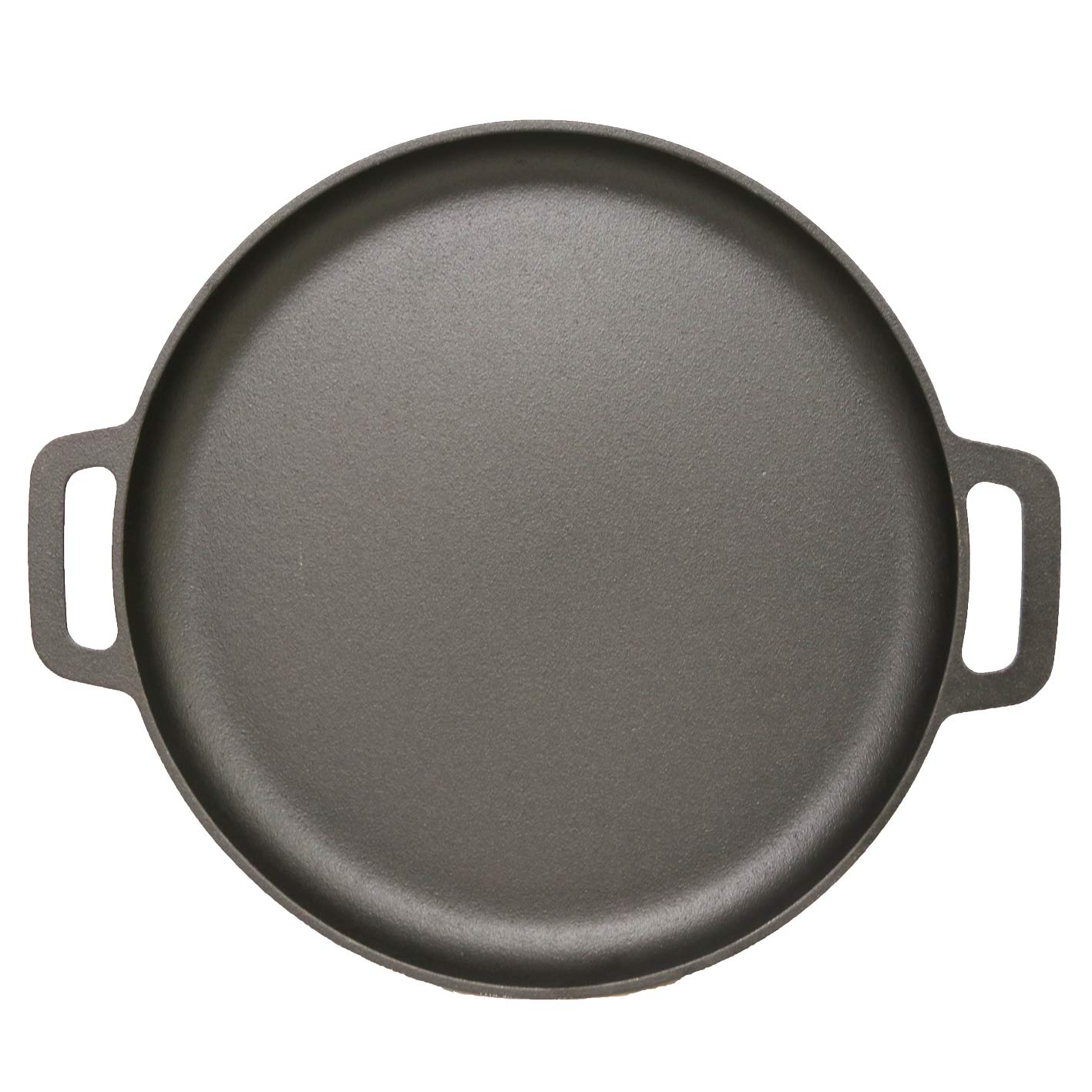 CuisilandPre-Seasoned Cast Iron 13.5" Pizza Pan