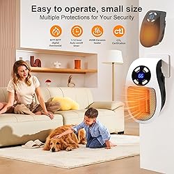 450W Mini Space Heater With Temperature