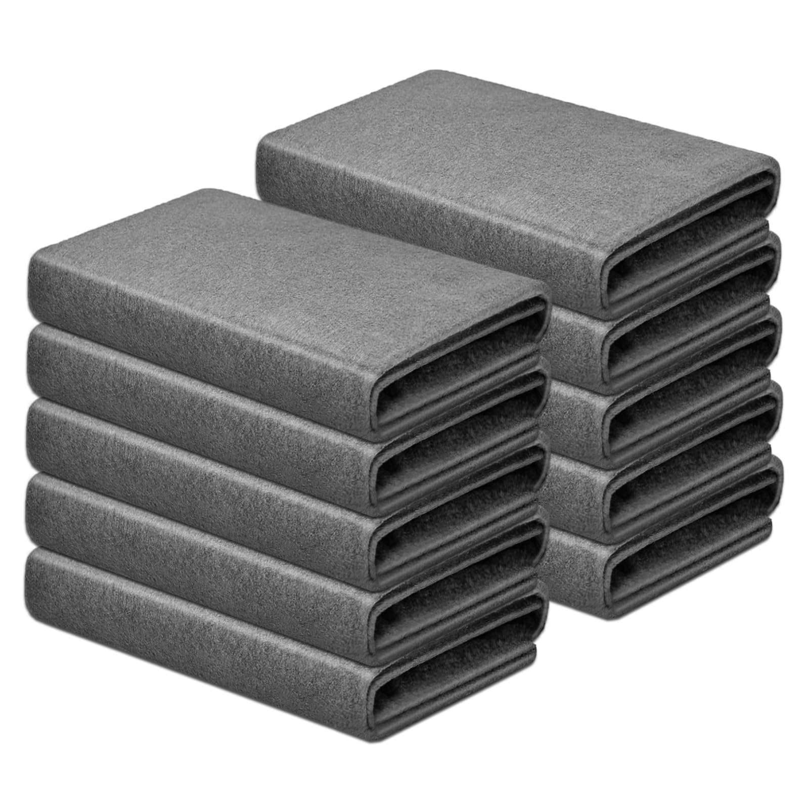 Vicloon 10PCS Microfiber Glass Cleaning Cloth, Reuseable Streak Free Magic Fiber Microfiber Cleaning Cloth, No Trace Absorben Microfiber Cleaning Rags for Kitchens Glass Cars Windows (30 * 20CM)