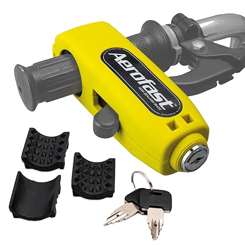 Throttle Motorcycle Locks Anti Theft Handlebar Lock by Loadfast