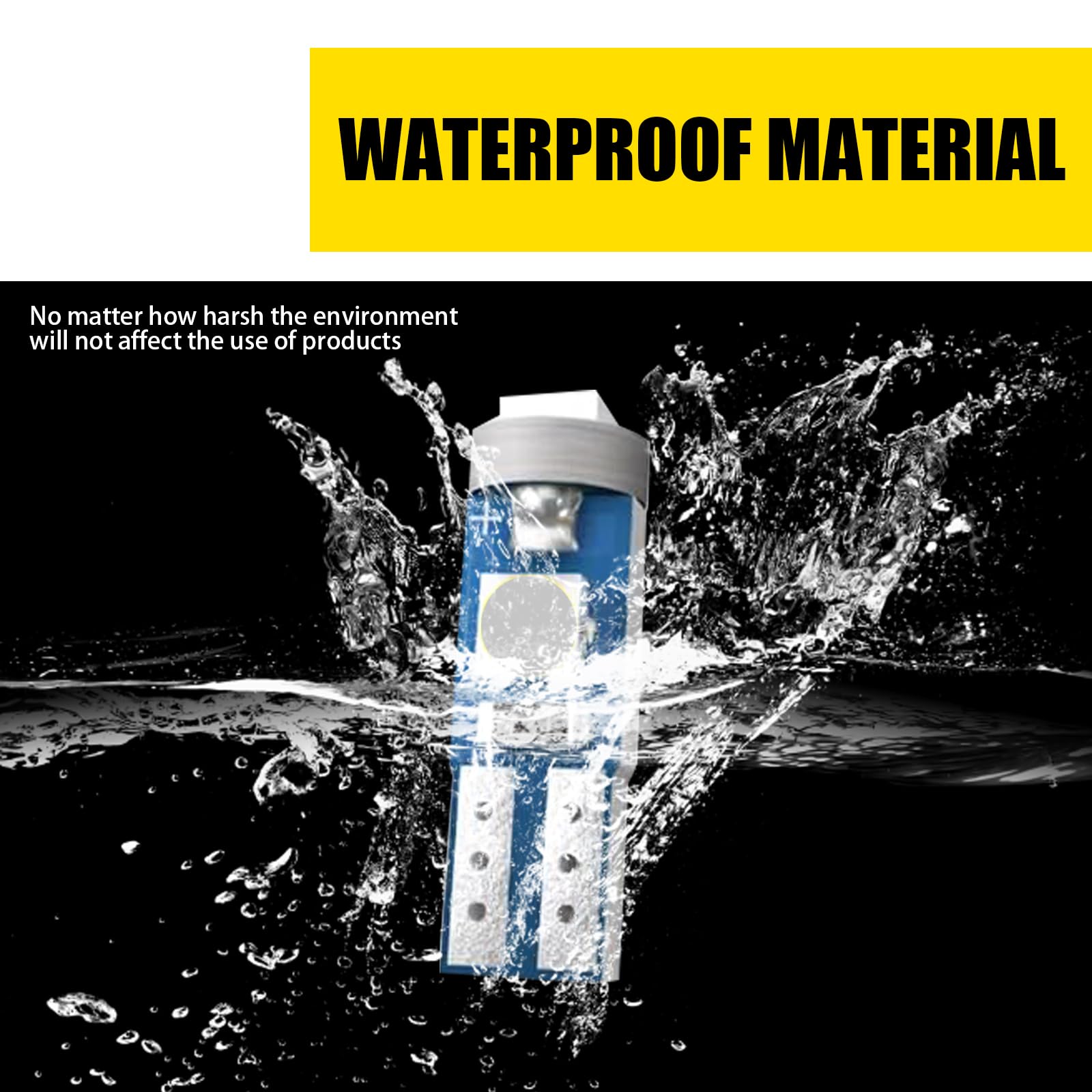 Mua Yumfugu 10 PCS T5 Car LED Instrument Light, 3030 3SMD Chipset Wedge ...